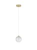 Lampa wisząca LED okrągła szklana designerska kula 14,6cm nowoczesna ALBORA LE45741 Luces Exclusivas